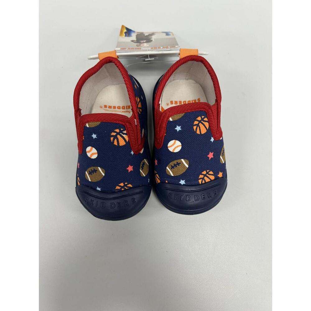 Skidders Baby Shoes with Sports Ball Pattern
